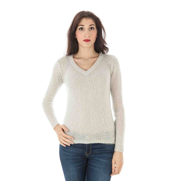 Pull en laine blanche