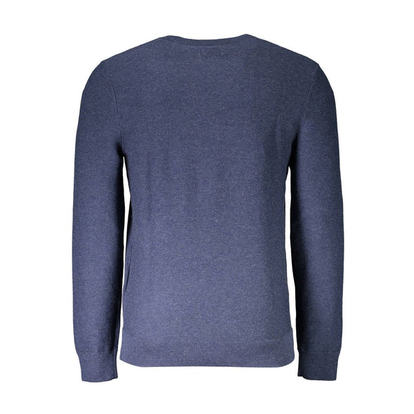 Pull en coton bleu