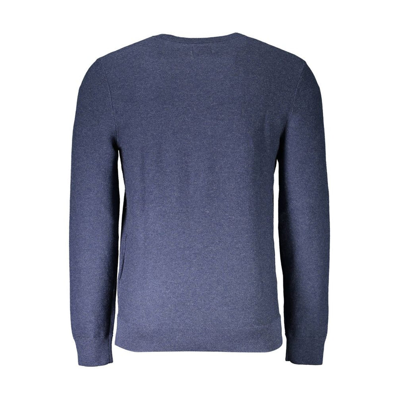 Maglione di cotone blu