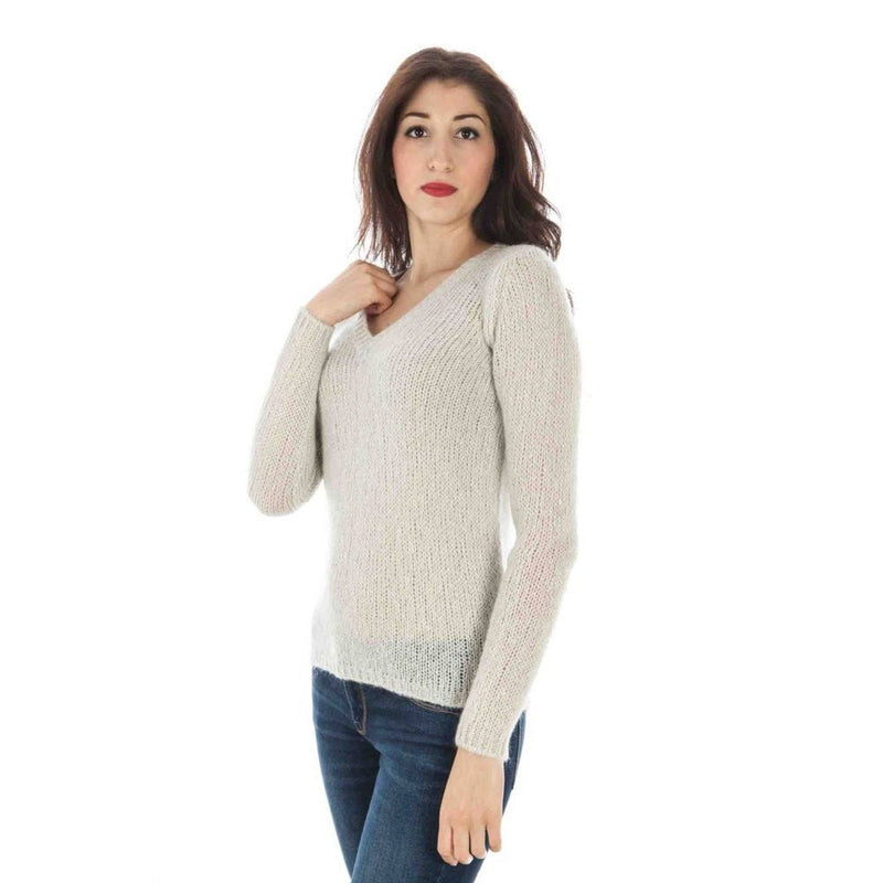 Pull en laine blanche