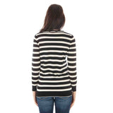 Schwarzer Wollpullover