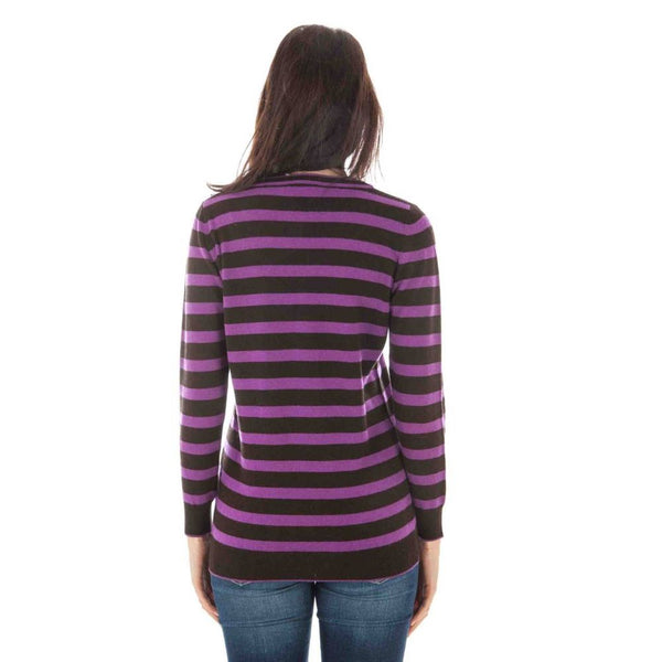 Maglione di lana viola