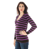 Pull en laine violet