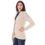 Maglione di lana beige