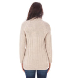 Pull en laine beige