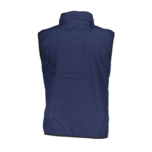 Chaqueta de poliéster azul