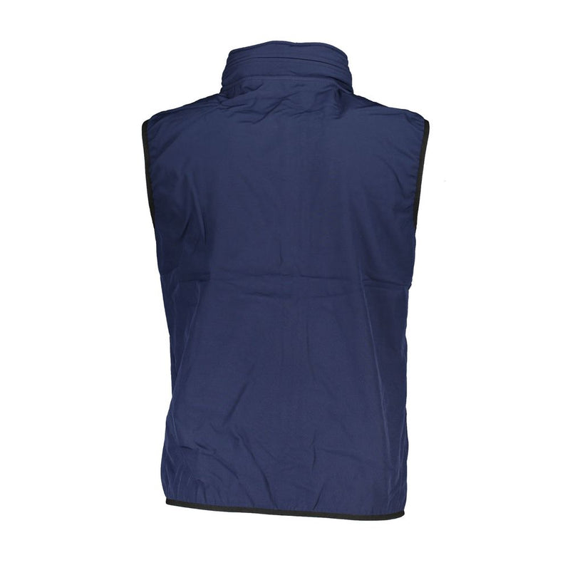 Veste en polyester bleu