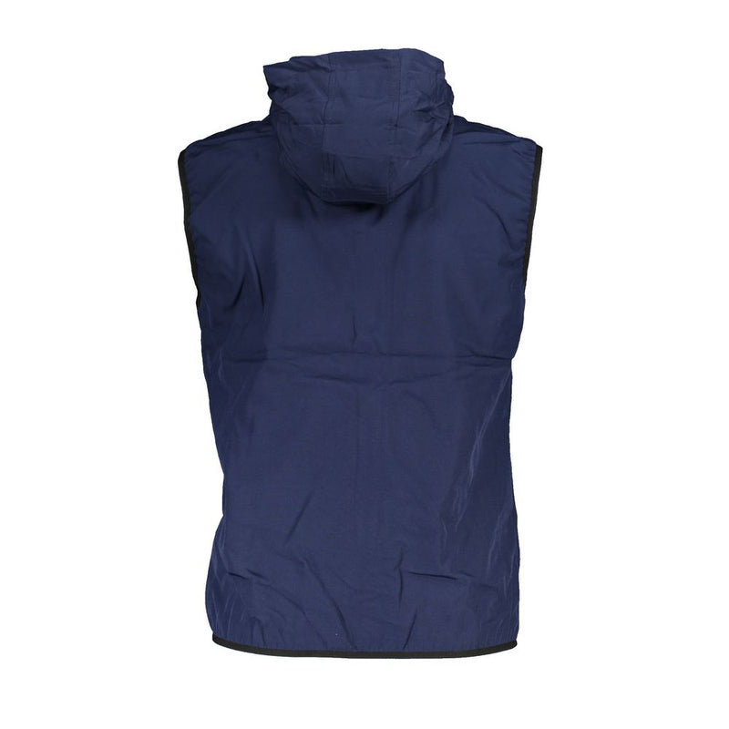 Chaqueta de poliéster azul