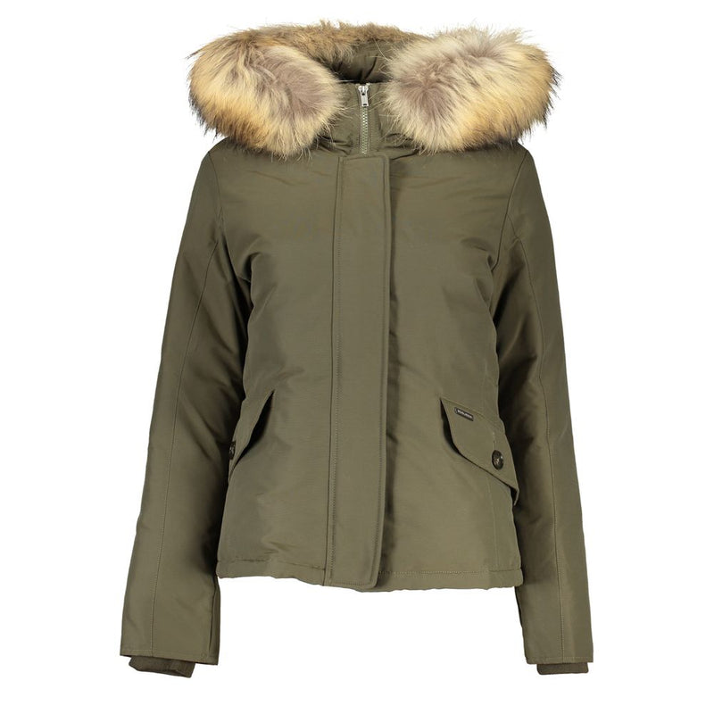 Vestes et manteau en coton vert