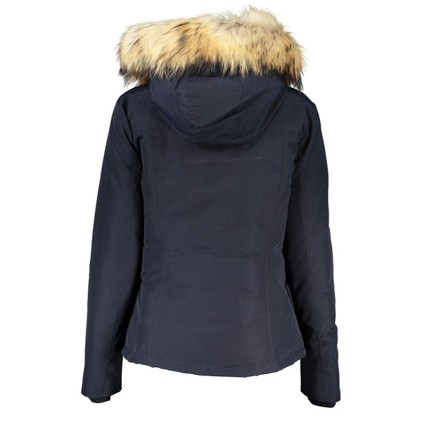 Vestes et manteau en coton bleu