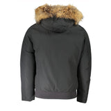 Graue Baumwolljacke