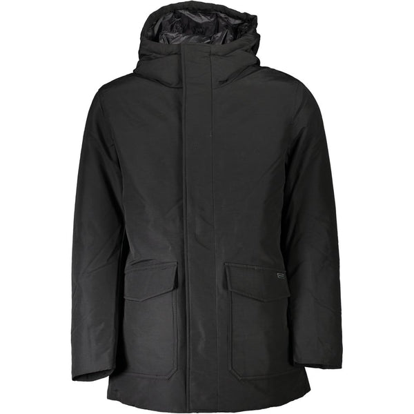 Chaqueta de algodón negro