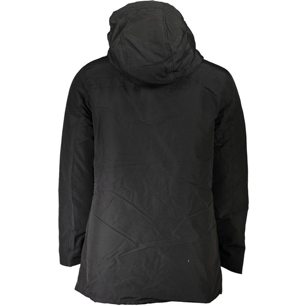 Chaqueta de algodón negro