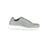 Grauer Polyester -Sneaker