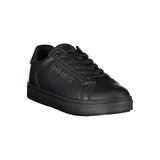 Zapatilla de poliéster negro