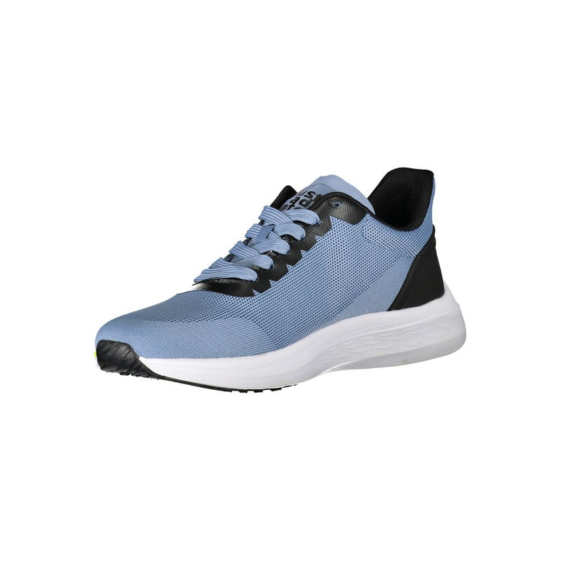 Sneaker en polyester bleu clair