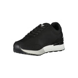 Schwarzer Polyester -Sneaker