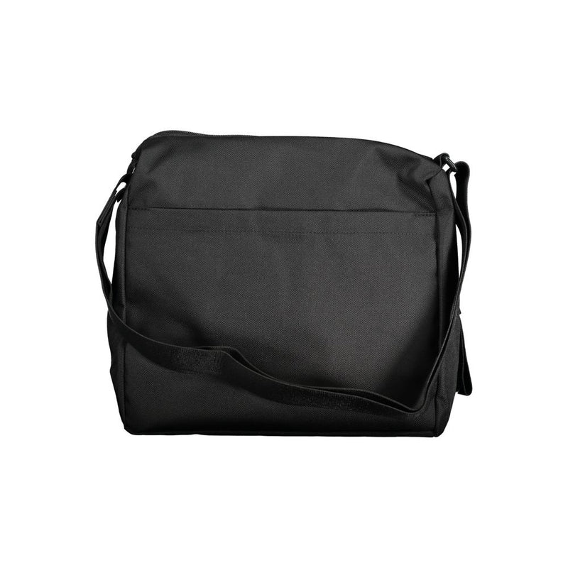 Schwarze Polyesterhandtasche