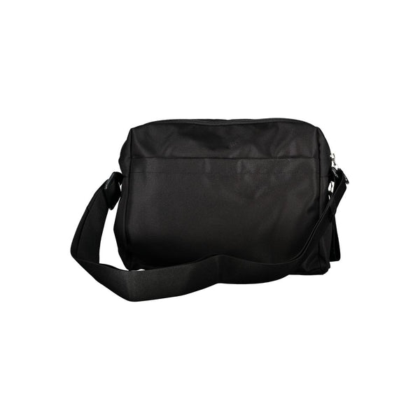 Schwarze Polyesterhandtasche