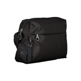 Schwarze Polyesterhandtasche