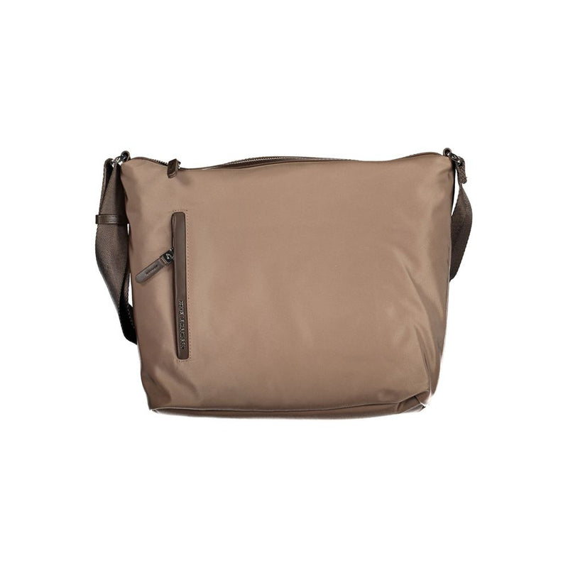 Borsa in nylon marrone