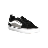 Schwarzer Polyester -Sneaker