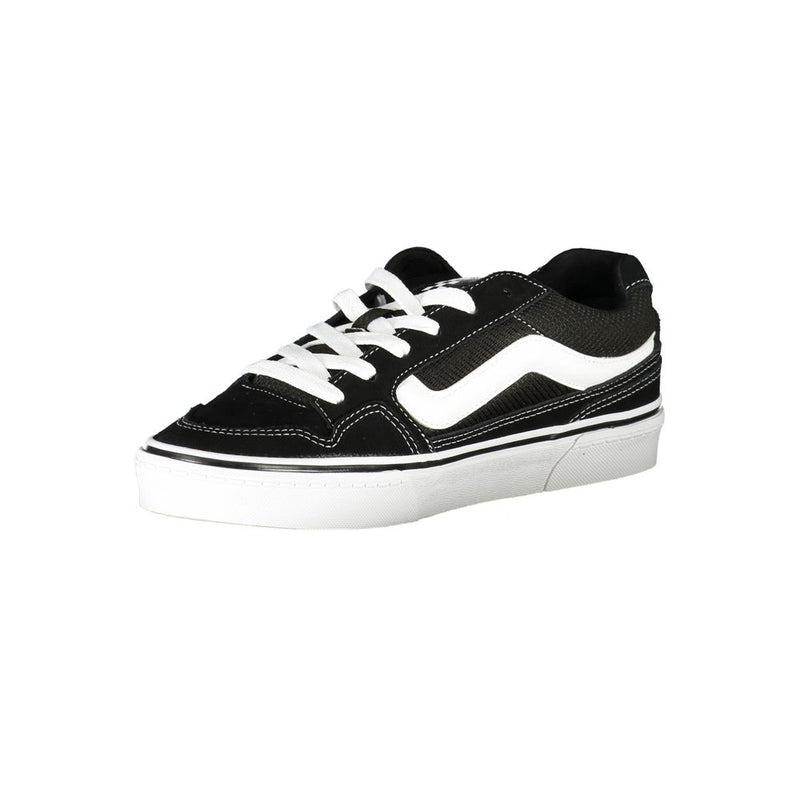 Schwarzer Polyester -Sneaker