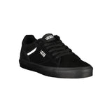 Black Polyester Sneaker