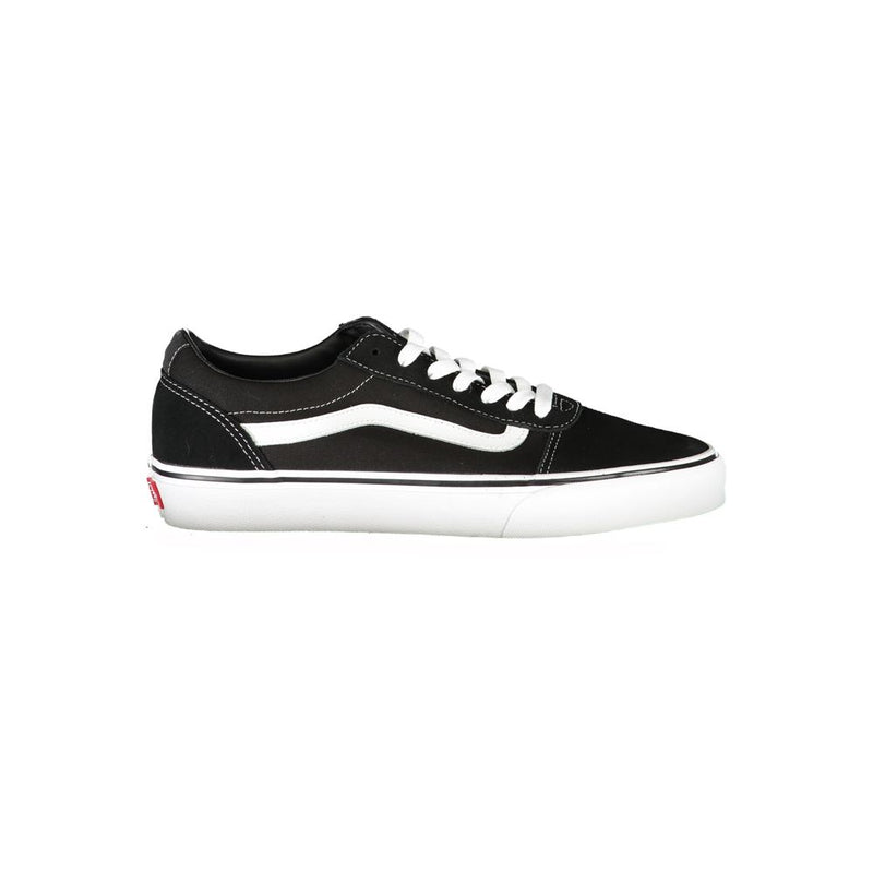 Schwarzer Polyester -Sneaker