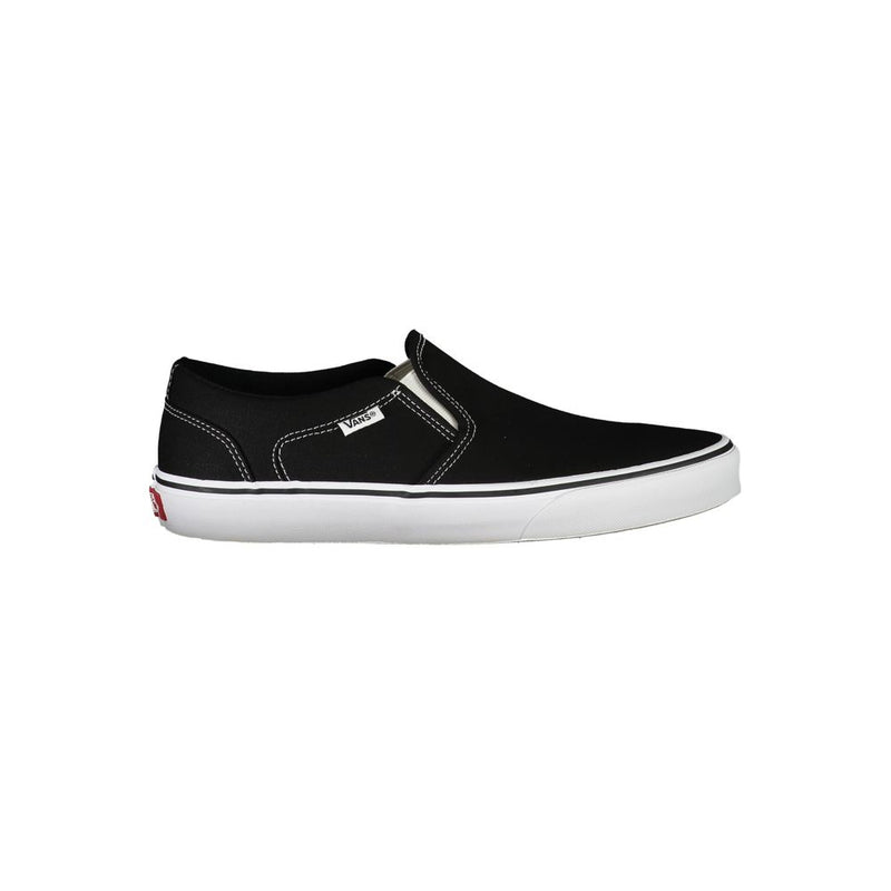 Schwarzer Polyester -Sneaker