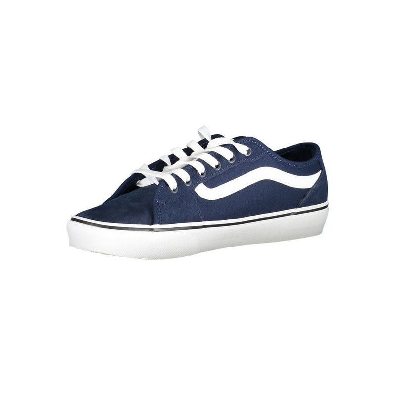 Sneaker en polyester bleu