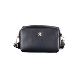 Blue Polyester Handbag