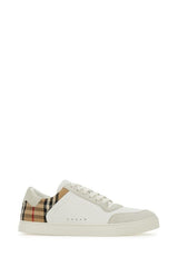 Sneaker in pelle multicolore bianca