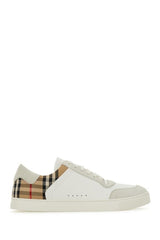 Sneaker in pelle multicolore bianca