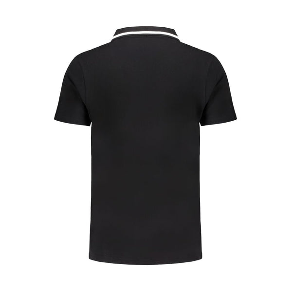 Polo de algodón negro