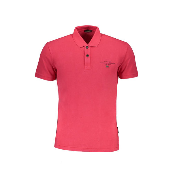 Shirt di polo di cotone rosa