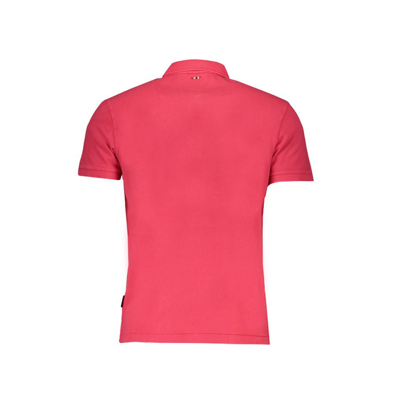 Shirt di polo di cotone rosa