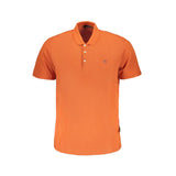 Shirt di polo in cotone arancione