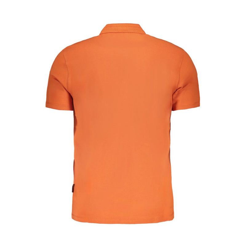 Polo de algodón naranja