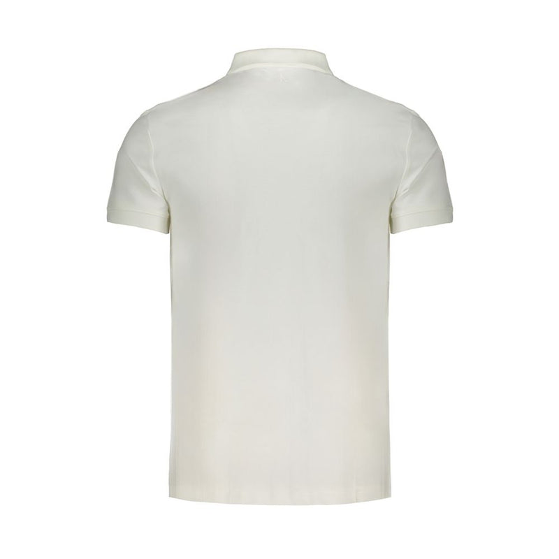 White Cotton Polo Shirt