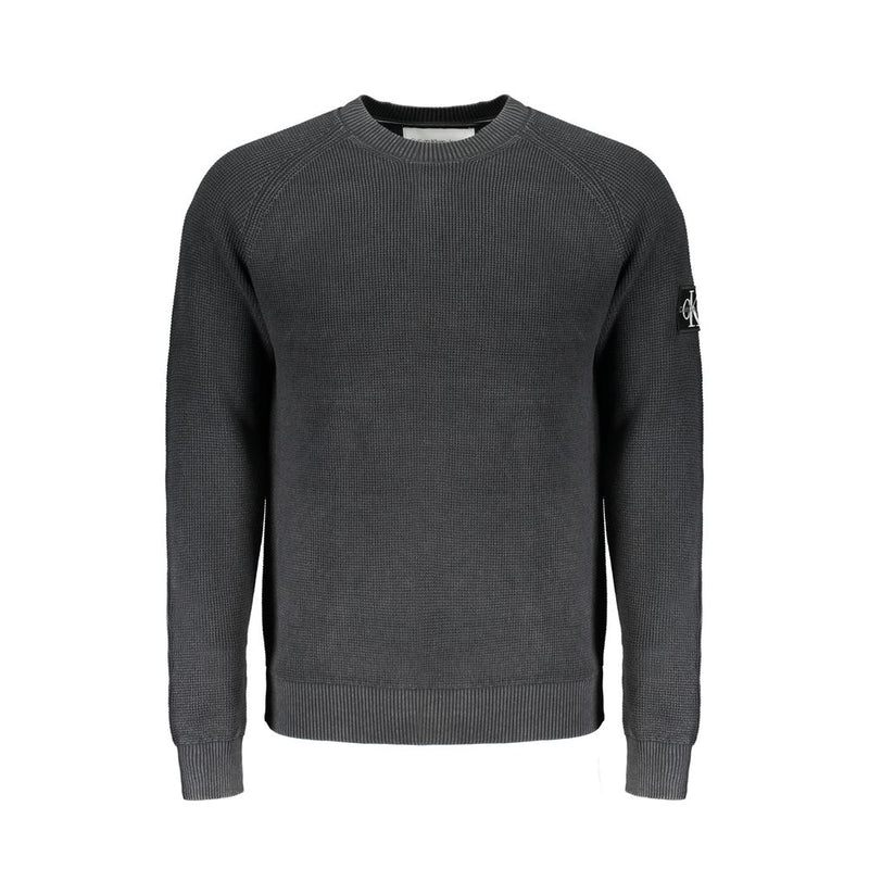 Black Cotton Sweater