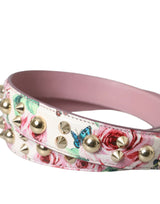 Spalla di accessori per borsette floreali rosa