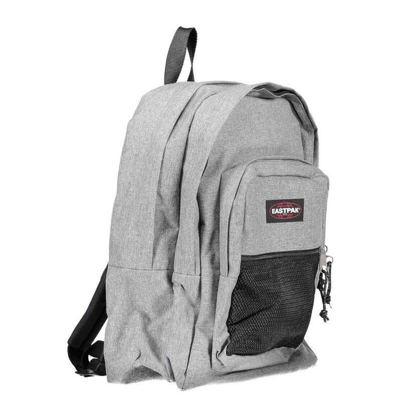 Grauer Polyamid -Rucksack