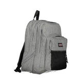 Grauer Polyester -Rucksack