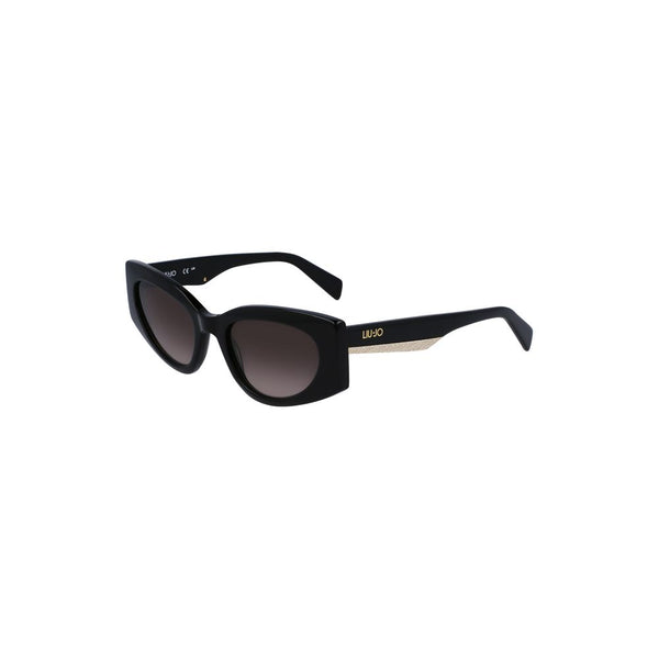 Schwarze Acetat -Sonnenbrille