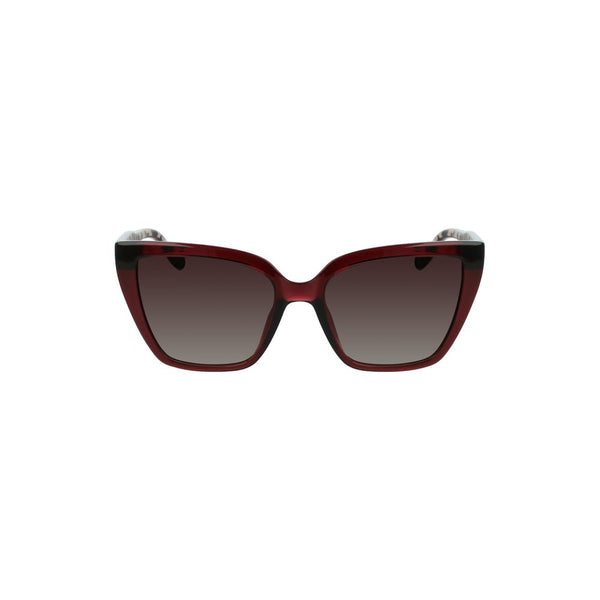 Lunettes de soleil injectées rouges