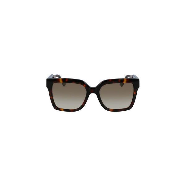 Braune Acetat -Sonnenbrille