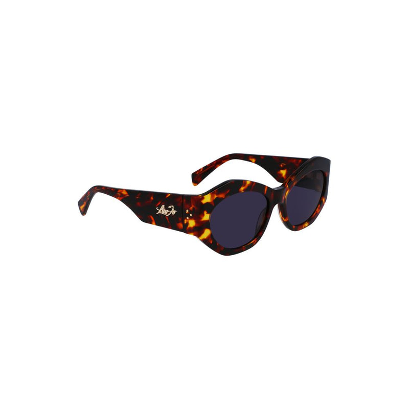 Braune Acetat -Sonnenbrille