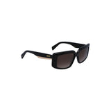 Schwarze Acetat -Sonnenbrille