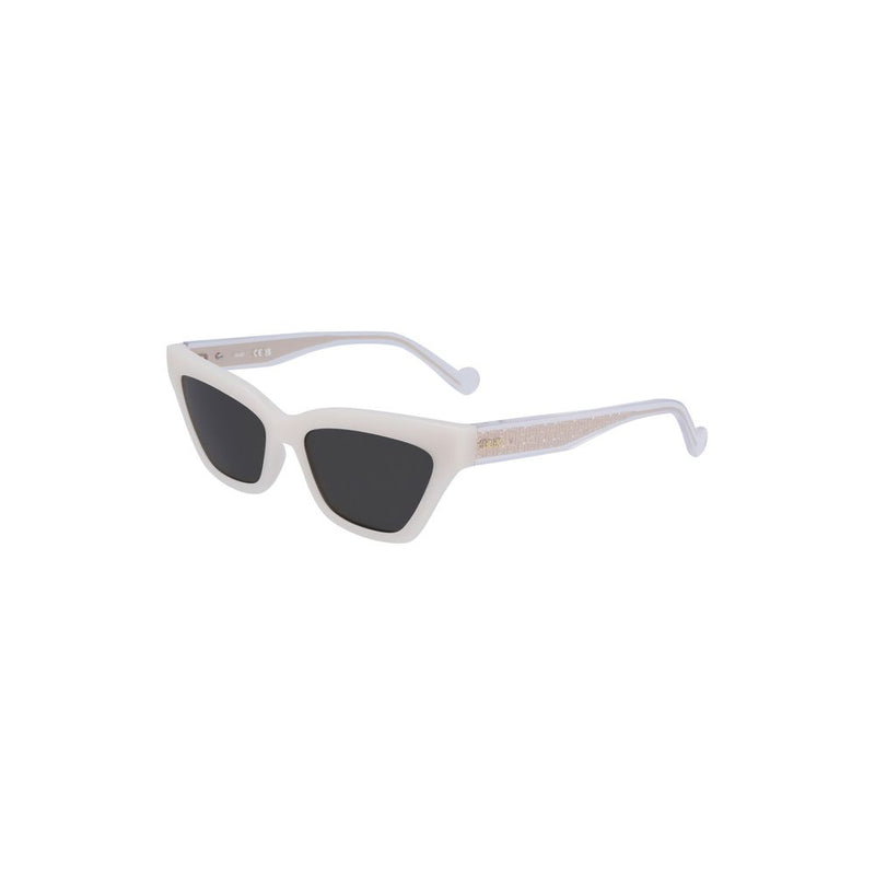 Lunettes de soleil injectées blanches